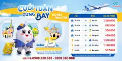 Vietravel Airlines khuyến mãi vé Cuối tuần