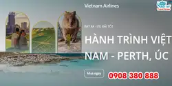Vietnam Airlines ưu đãi vé máy bay đi Perth