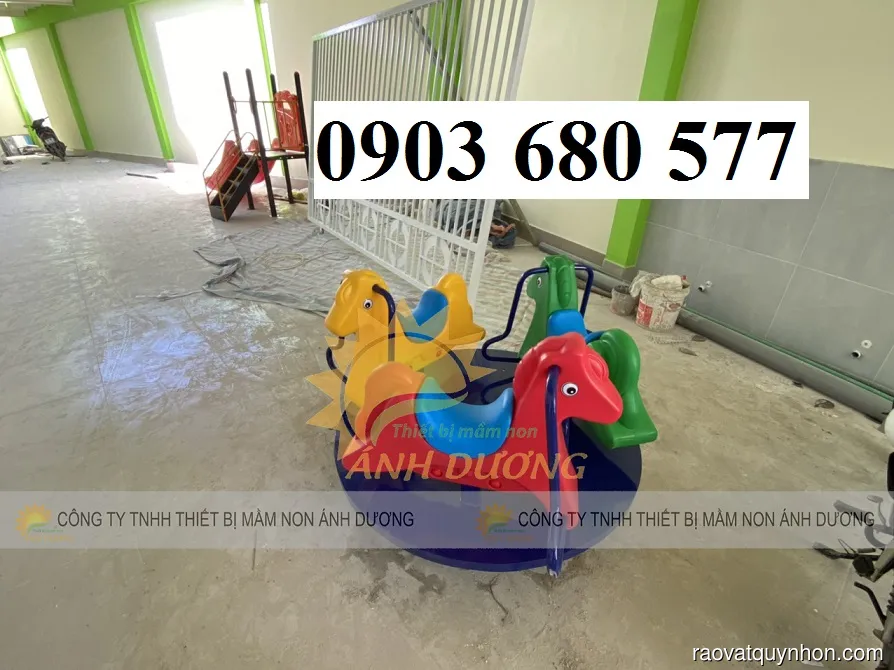 Đu quay trẻ em cho trường mầm non, khu vui chơi, công viên