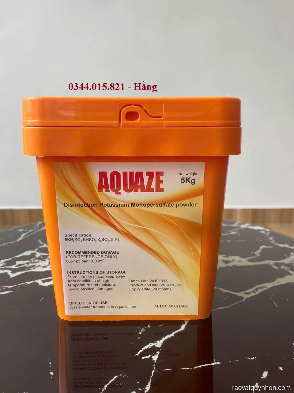 Diệt khuẩn, sát trùng nước an toàn, Potasium Monopersulfate