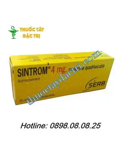Sintrom 4mg là gì? Thuốc sintrom 4mg điều trị bệnh gì?
