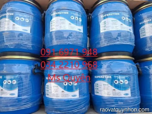 Enzyme tẩy nhớt, enzyme xử lý nước SUPERZYME hàng Ấn Độ