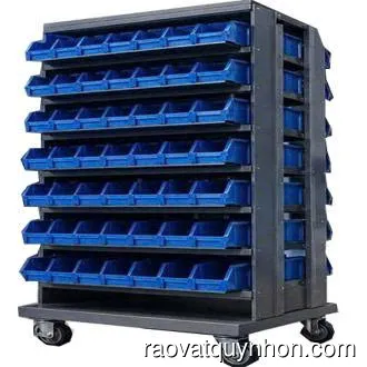 Xe đẩy 3 ngăn – Bảng treo khay nhựa