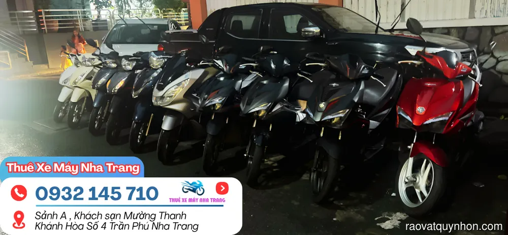 Thuê xe máy Nha Trang dễ dàng hơn nếu bạn biết điều này