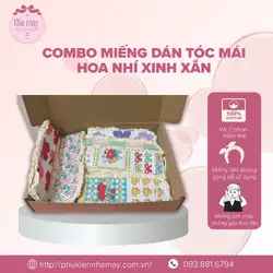 Combo Miếng Dán Tóc Mái Hoa Nhí - Bí kíp cho nàng luôn gọn gàng, xinh xắn